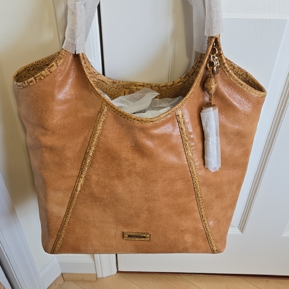 NWT Brahmin Iona Tote in Tiramisu Adrift. RARE. HTF. - Picture 15 of 16